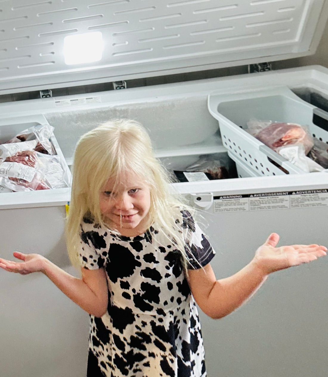 Fall Into A FULL Freezer
